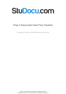 Chapter 04 - Discounted Cash Flow Valuation