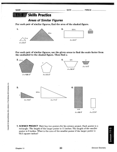 Geometry Worksheet 11.5