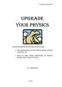 Upgrade Your Physics