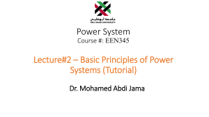 Tutorial Power systems Basic Concepts (1)