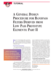 Bandpass Filter tutorial2