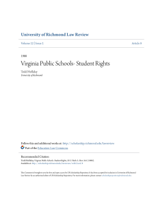 Virginia Public Schools- Student Rights