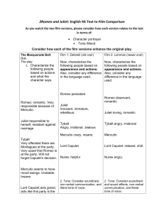 text and play romeo and juliet