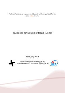 Japaneese Standard Specifications Tunnel