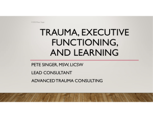 1 powerpoint trauma executive functioning learning