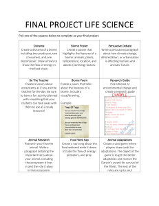 FINAL PROJECT LIFE SCIENCE
