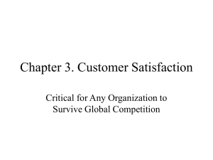 Chapter3 Customer Satisfaction