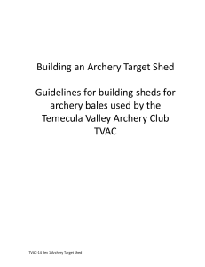 TVAC-14 Rev 1 Archery Target Shed