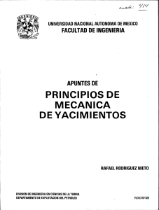 APUNTES DE PRINCIPIOS DE MECANICA DE YACIMIENTOS-THESIS UNAM