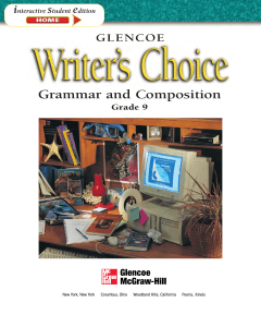 Writer's Choice Grade 9 Student Edition   Grammar and Composition ( PDFDrive )