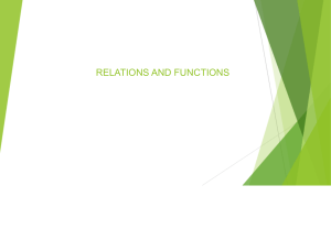 L1 Functions and Relations