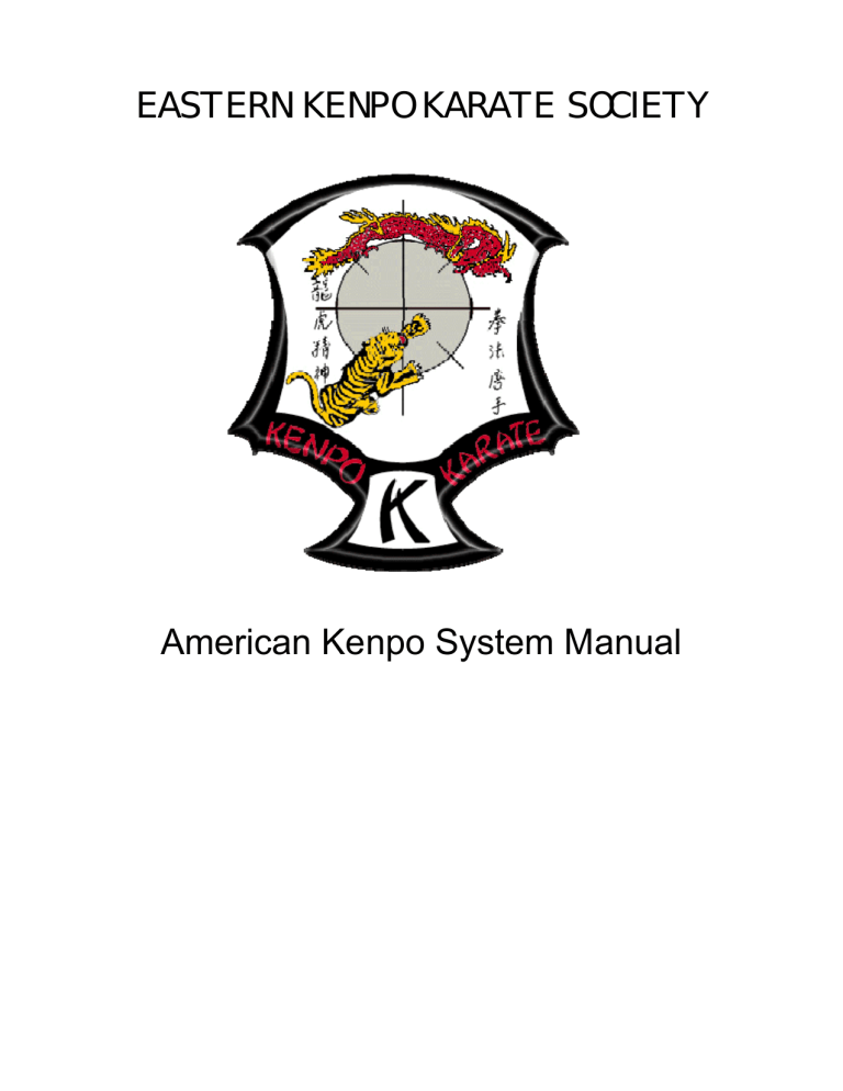 Eastern Kenpo Karate Society - Orange Belt Requirements