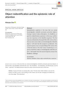 Object Reidentification and the Epistemic Role of Attention (Das)