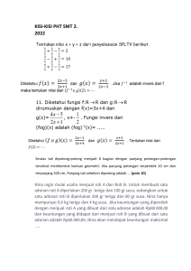 latihan PHT SMT 2 XI