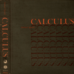 Calculus 4 Ed M Spivak en