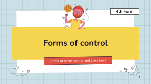 Forms of Control ppt