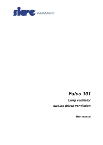 Falco 101 Lung Ventilator User Manual