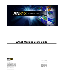 Meshing Tutorial Ansys