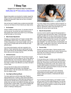 7-Sleep-Tips-Handout