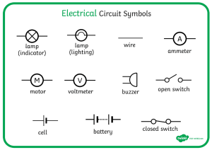 Electrical Circuit Symbols Chart