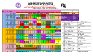 JADWAL KELAS XI DAN XII TATAP MUKA UPDATE