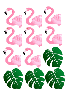 Flamingo Glossy Sticker