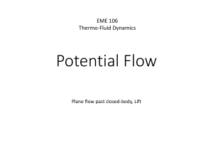 Thermo-Fluid Dynamics Potential Flow