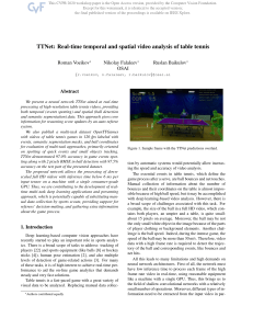 TTNet: Real-time Table Tennis Video Analysis