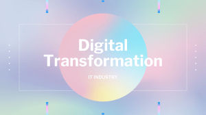 Group No.1 Digital Transformation - IT