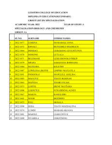 2021 DES 1 SPEC GROUP LISTS 26TH March 2022