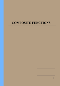 Composite Functions Worksheet: Examples & Problems