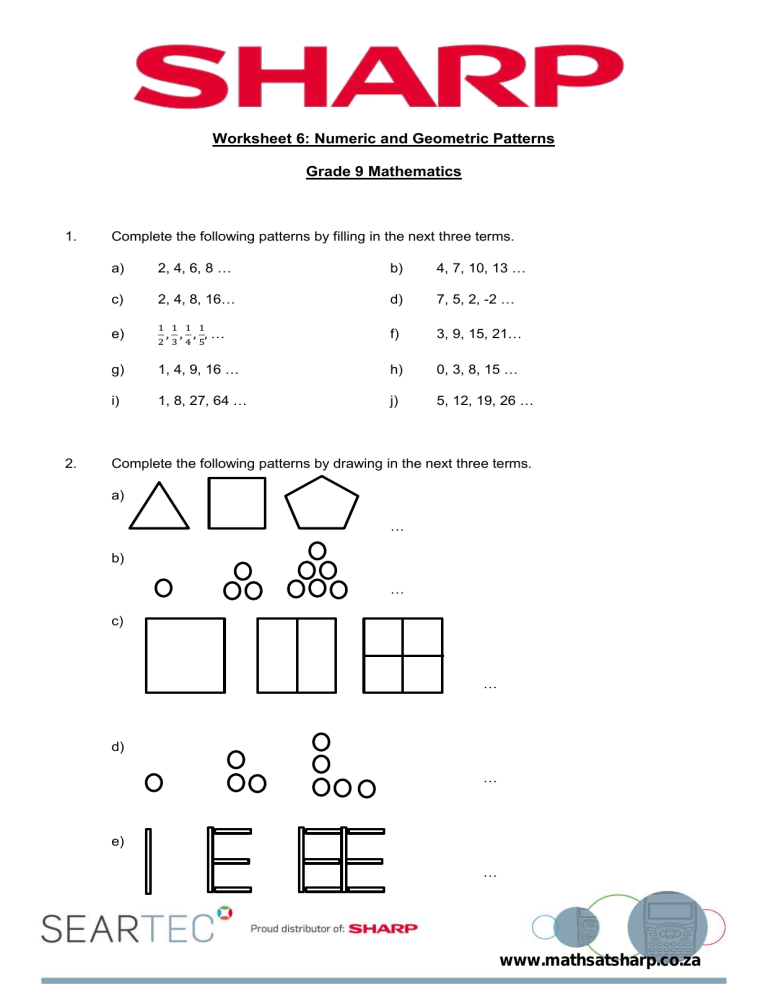 grade-9-mathematics-worksheet-6-numeric-and-geometric-patterns