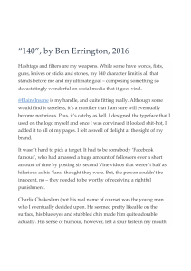 140 by Ben Errington 1