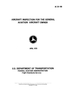 Aircraft Inspection for General Aviation Owner