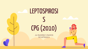 [CPG] F5 - Leptospirosis