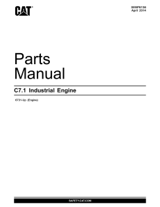 CAT C7 Parts Manual SEBP6136