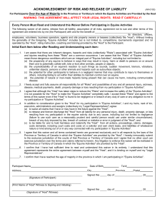 Equine Waiver over age  under age of majority  May 29-20 1