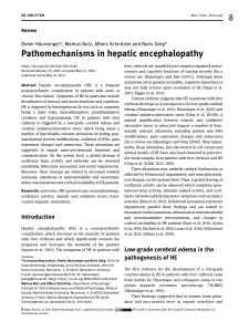 Pathomechanisms in hepatic encephalopathy
