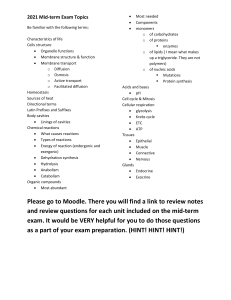 2021 List of Review Topics for  Anatomy Mid-Term Exam (4)