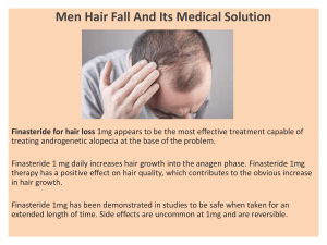 Men Hair Fall And Its Medical Solution