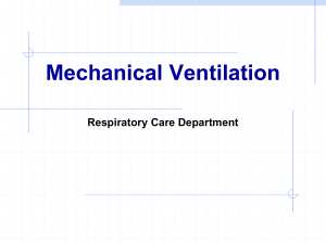 Mechanical Ventilation