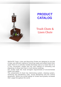 PRODUCT CATALOG - Trash Chute & Linen Chute