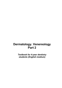 Dermatology and Venereology Part 2