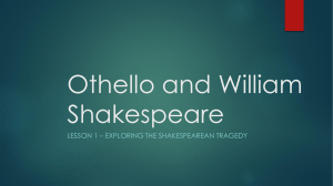 Othello and William Shakespeare - Setting