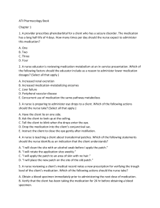 ATI Pharmacology Test Review Questions