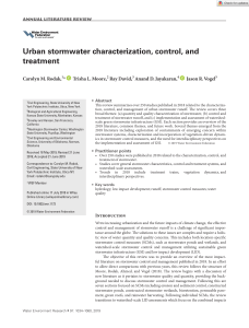 Water Environment Research - 2019 - Rodak - Urban stormwater characterization  control  and treatment