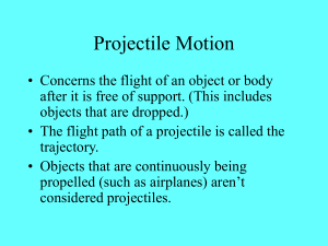 426-13 Projectile Motion