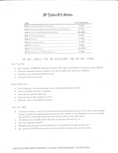 AP Chem Review