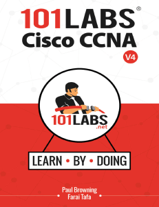 101 Labs - Cisco CCNA - Hands-on - Paul Browning