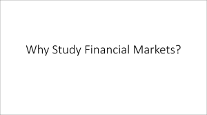 01 AE13 Why Study Financial Markets